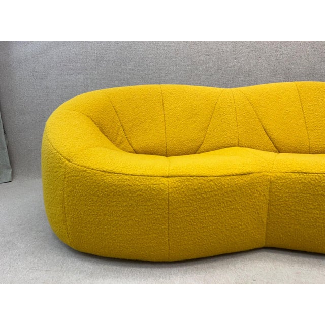 Mid-Century Modern Yellow Pumpkin 3-Seater Sofa by Pierre Paulin for Ligne Roset For Sale - Image 3 of 18