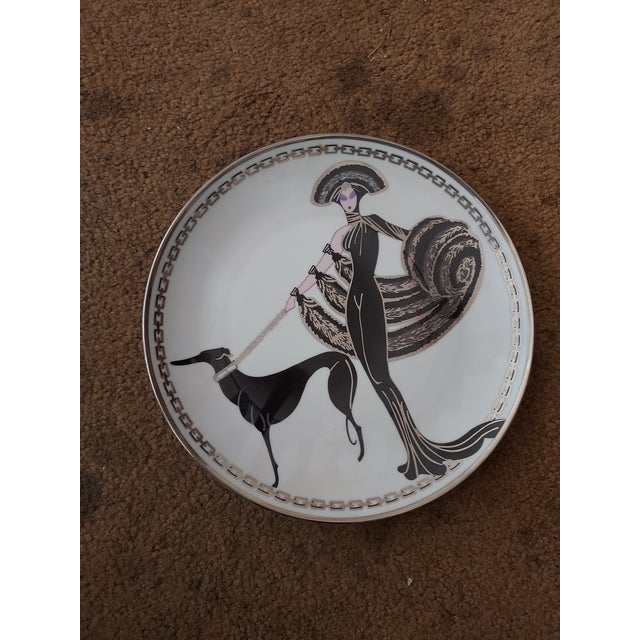 1980s 1980s Erte Plates Collection of 12 For Sale - Image 5 of 9