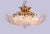 Flush Mount in Glass and Brass in the style of Barovier & Toso, 1990s For Sale - Image 11 of 18