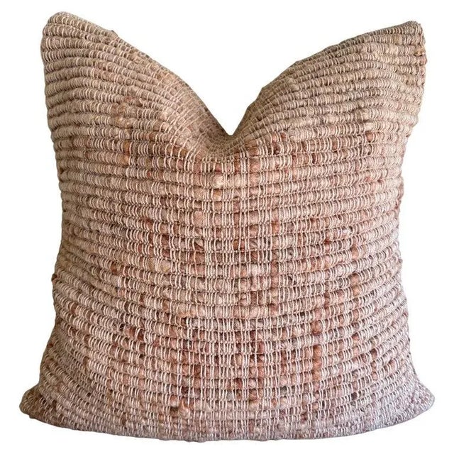 Villa Elm Hand Made Wool Pillow With Down Insert For Sale In Los Angeles - Image 6 of 6