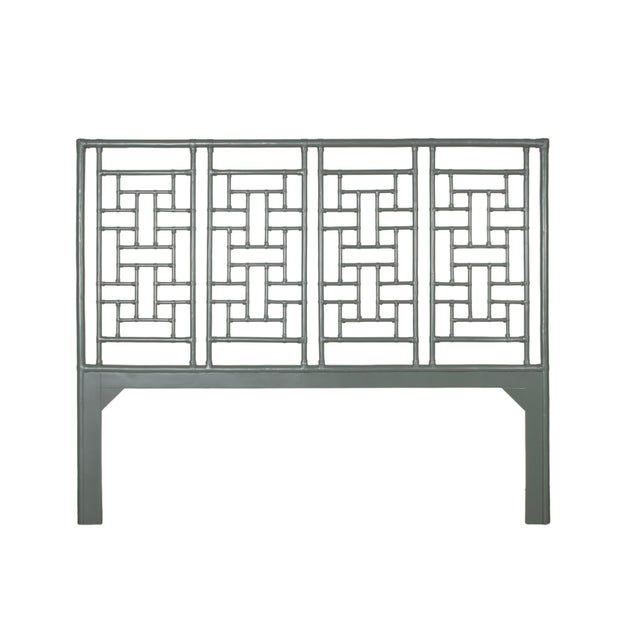 Wood Ohana Platform Bed King, Evergreen For Sale - Image 7 of 11