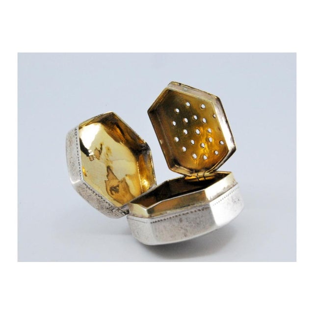 Vinaigrette Box in Gold and Paw For Sale - Image 5 of 11