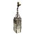 Antique Brass and Glass Lantern For Sale