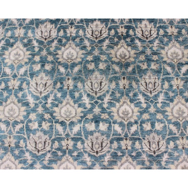 Textile Tabriz Rug in Wool With All-Over Design by Keivan Woven Arts For Sale - Image 7 of 11