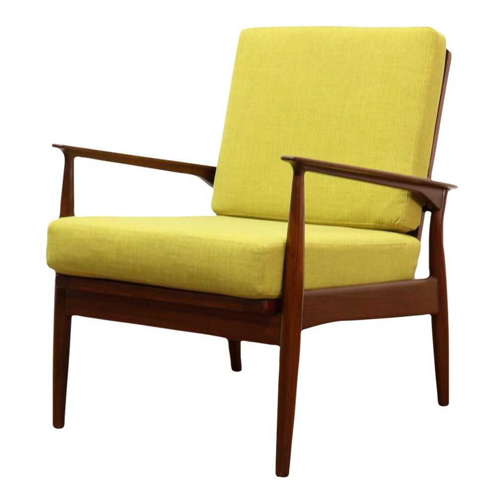 Mid Century Modern Stone Danish Style Lounge Chair Chairish