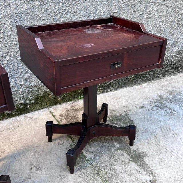 Nightstands by Claudio Salocchi, 1960s, Set of 2 For Sale - Image 6 of 14