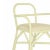 Ginny Rattan Indoor/Outdoor Dining Chair, Cream For Sale - Image 4 of 7
