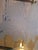 1980s Fredrick Ramond Signed Lucite & Brass Etched Lily Table Lamp Base With Original Finial 1980s For Sale - Image 5 of 7
