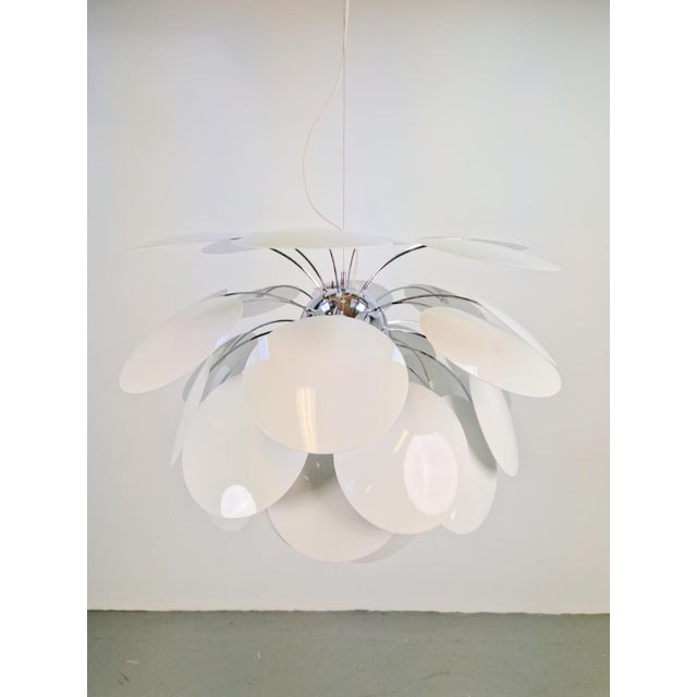 White Discocó Pendant Lamp by Christophe Mathieu for Marset, 2000s For Sale - Image 6 of 18
