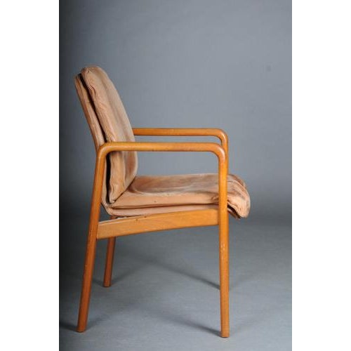 Vintage Scandinavian Armchair in Teak, 1970s For Sale - Image 5 of 18