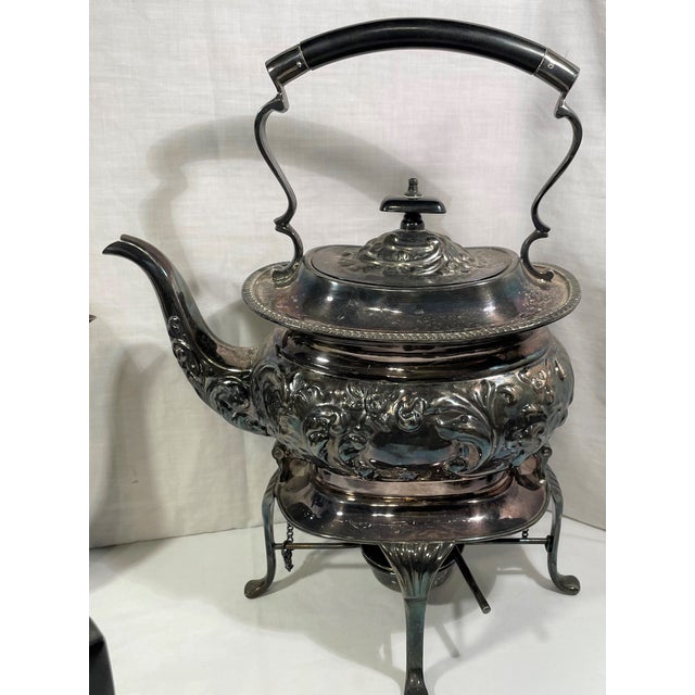 Based on MY research I believe this is late 1800's or early 1900's. An amazing 6 piece Tea set with a generous amount of...