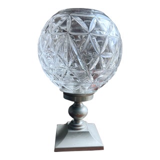 Waterford Crystal Times Square 2000 Star of Hope Hurricane Candle Holder Millennium Collection For Sale