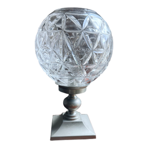 Waterford Crystal Times Square 2000 Star of Hope Hurricane Candle Holder Millennium Collection
