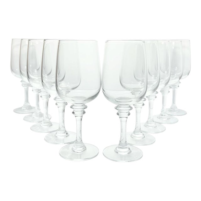 Pottery Barn “Claro” Set of 10 Water Glasses - Set of 10 For Sale