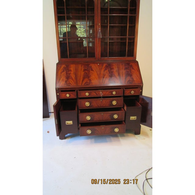 1920s Impressive 2 Piece Secretary Mad by Irving and Casson of Cambridge Ma For Sale - Image 9 of 18