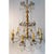 19th Century Bronze, Crystal & Gilt Wood Regency Style Chandelier For Sale - Image 4 of 11