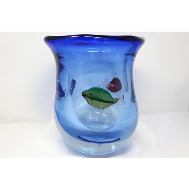 Aquarium Vase by Pino Signoretto For Sale In Naples, FL - Image 6 of 10