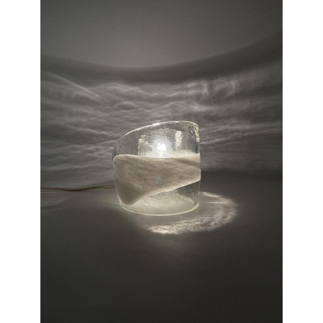 1970s Murano Blown Glass Sculptural Table Lamp, La Murrina, Italy, 1970s For Sale - Image 5 of 18