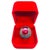 Bochic “Orient” Vintage Ruby & Blue Sapphire Ring Set In 18 K Gold & Silver Natural Center Ruby 16.00 Carat Natural Blue...
