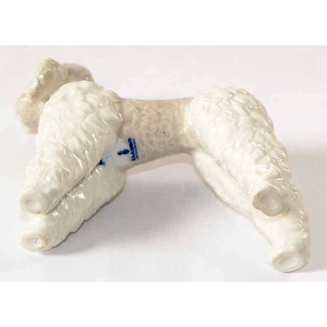 1950s Lladro Fine Handmade Porcelain Poodle Dog Figurine Animal Sculpture Spain For Sale - Image 13 of 18