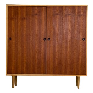 Cabinet in Oak & Teak from Børge Mogensen, 1950s For Sale