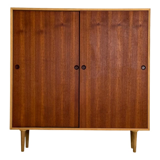 Cabinet in Oak & Teak from Børge Mogensen, 1950s For Sale