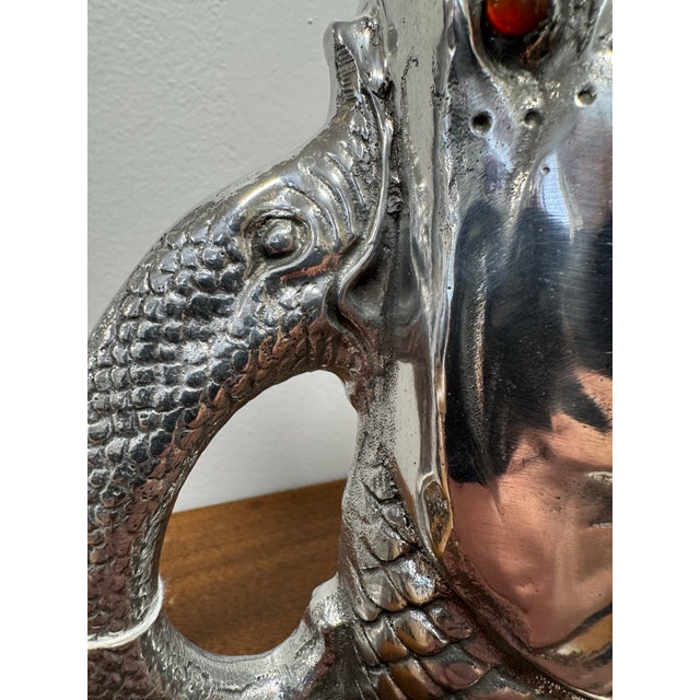 Metal Vintage Arthur Court Cast Aluminum Marlin Pitcher, 1977 For Sale - Image 7 of 10