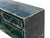 53" Distressed Dark Ink-Blue Drawers Narrow Console Credenza Table For Sale - Image 9 of 14
