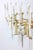 Vintage Italian Brass and Crystal Chandelier, 1970s For Sale - Image 3 of 9