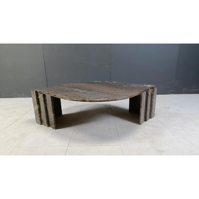 Vintage Marble Coffee Table, 1980s For Sale - Image 3 of 10