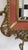 Beveled Wall Mirror Porcelain & Brass For Sale - Image 10 of 12