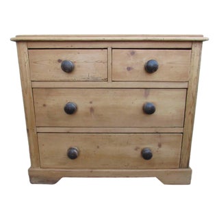 Antique English Country Pine Dresser For Sale