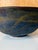 Blue Large Ceramic Bowl with Abstract Glaze by Toshiko Takaezu For Sale - Image 8 of 15