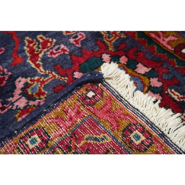 Vintage Hamadan Rug 7'5'' x 11'5'' For Sale - Image 10 of 10