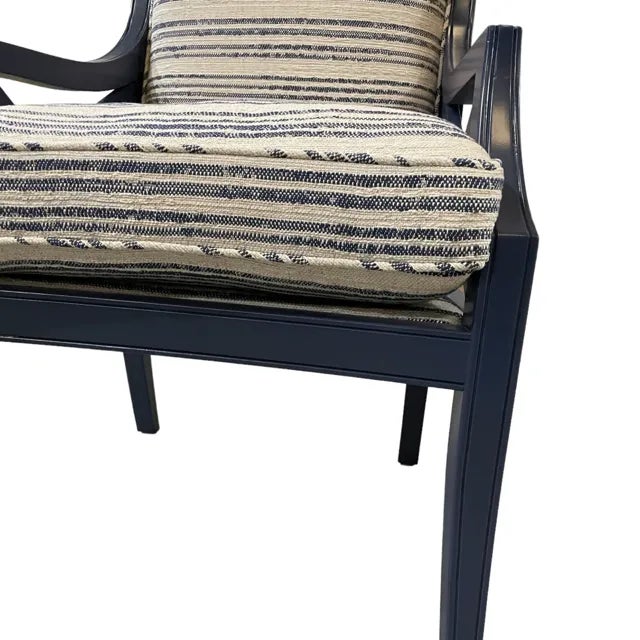 Custom Fabric Xavier Chair For Sale - Image 4 of 6