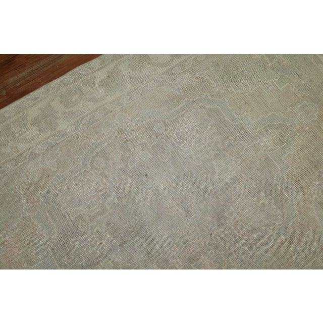 Textile Vintage Turkish Oushak Rug - 4'10" x 8' For Sale - Image 7 of 11