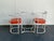 Vintage Faux Metal Bamboo Patio Hollywood Chairs and Table Set For Sale In West Palm - Image 6 of 16