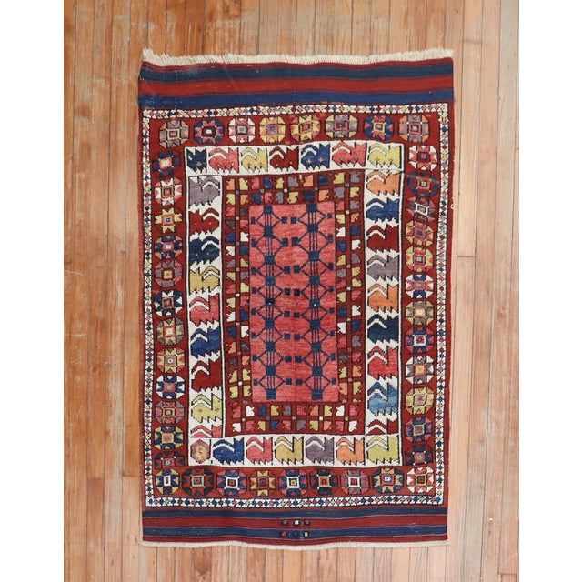 A late 19th Century tribal Turkish Bergama Rug Details rug no. r5370 size 3' 3" x 4' 7" (99 x 140 cm) Bergama carpet are...