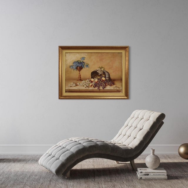 1970s Still Life, 1970, Oil on Canvas For Sale - Image 5 of 15