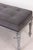 Hollywood Regency Painted Upholstered Bench For Sale - Image 12 of 15