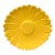 Small French Majolica Daisy Plate Vallauris, Circa 1950 For Sale