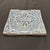 Art Nouveau Capri Light Blue Glazed Decorative Ceramic Tile For Sale - Image 3 of 3