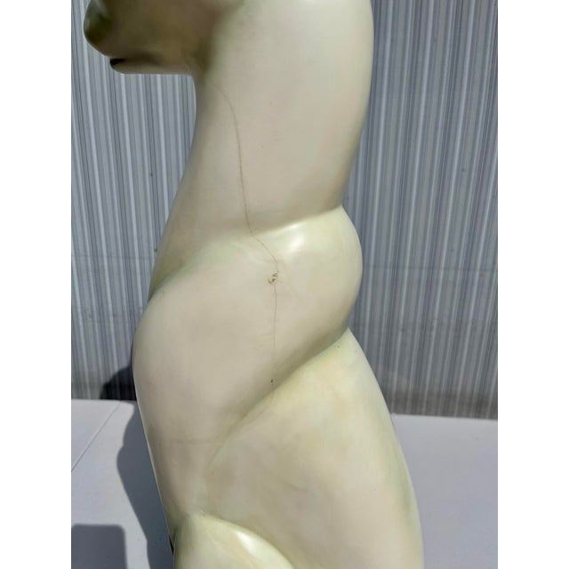 Ceramic Large Retro Siamese Cat Ceramic Sculpture For Sale - Image 7 of 7