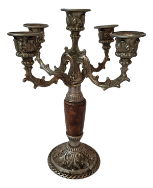 Vintage Baroque 5-Light Candelabra from Agad, 1970s