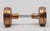 Traditional Hollow Basket Weave Brass Royal Door Knobs For Sale - Image 3 of 6