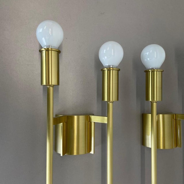 1950s Italian Wall Lights in the manner of Stilnovo, 1950s, Set of 2 For Sale - Image 5 of 18