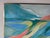 1970’s Vintage Expressionist Abstract Acrylic on Canvas Painting in Gold Aluminum Frame For Sale In Miami - Image 6 of 12