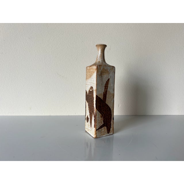 Mid-Century Organic Modern Studio Pottery Bud Vase/Sold For Sale - Image 9 of 9
