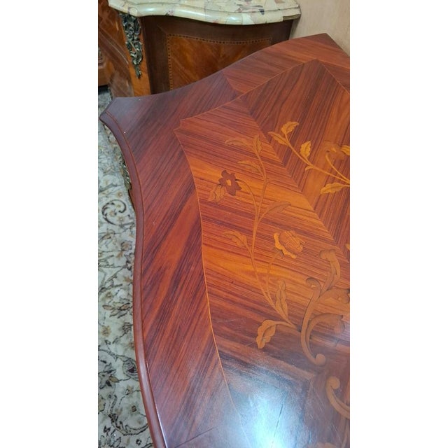 1960s Vintage Marquetry Commode, 1960 For Sale - Image 5 of 7