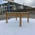 Late 20th Century Contemporary Ethan Allen Birch Base Thick Glass Top Coffee Table For Sale - Image 10 of 13